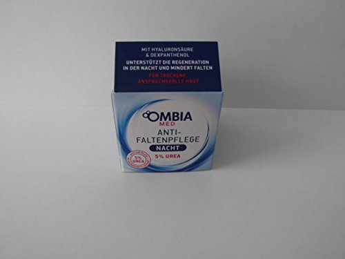ombia Med 5% Urea Anti de pliegues de cuidado Noche 50 ml