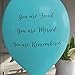 Produktbild 25 Blau 'You Are Loved, verpasst, Remembered' Beerdigung Erinnerung Beileids Luftballons – von Angel & Taube
