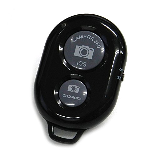 SODIAL(R) Otturatore remoto telecamera wireless per smartphone Bluetooth (nero)