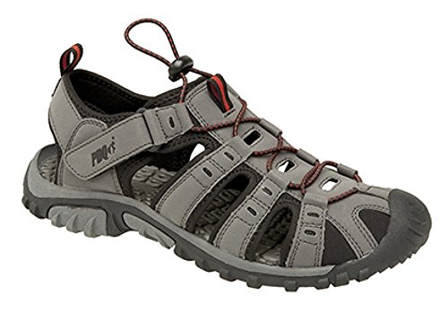 Herren PDQ Knebelknopf & Klettverschluss Sport Trail Sandalen