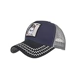 Material: Poliéster---Sombreros de verano gorras de camionero de Hip Hop Impresión bordada, talla única Gorra de beisbol Gorra de verano bordada de malla sombreros para hombres mujeres Sombreros casuales Gorras de béisbol de Hip Hop Sombrero de Sol al Aire Libre Deporte Hats Hip-Hop Verano para Hombre Mujer Gorra de béisbol ajustable de algodón de estilo vintage unisex para Deportes al aire libre Nueva unisex