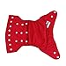 Orien 1Pc Red Baby Cloth Diaper Washable Nappy Cover Waterproof Wrap Pants