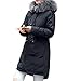 Produktbild TWBB Damen Winterjacke Warme Lange Leichtgewicht Daunenjacke Wintermantel Outwear Steppjacke mit Kapuze Kapuzenpullover Daunenjacke Zusammenklappbar Warm mit Reißverschluss Jacke,Baumwolle,L-3XL