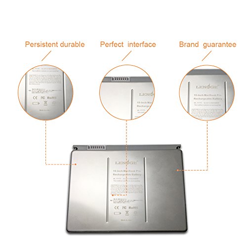 LENOGE Hochleistung Neue Akku Für Apple Macbook Li-ion Ersatz Batterie AP-A1175 Li-ion 6-zell 10.8V 5600mah A1175,MA348,MA348*/A,MA348G/A,MA348J/A - 5