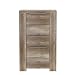 Produktbild NEWFACE  Kommode mit 5 Schubkästen, Holz, Eiche Antik Dekor, 64.09 x 41.3 x 105.3 cm