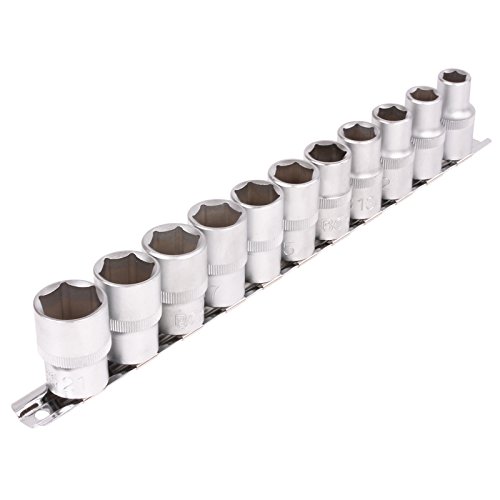 BGS 9106 | Steckschlüsselsatz 1/2 Zoll | Sechskant Nüsse 11-tlg. Set | 10-21mm Steckschlüsseleinsätze - 2