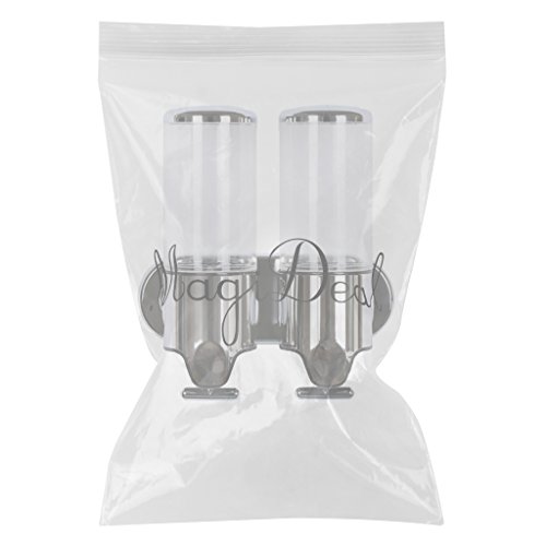 MagiDeal Shampoo- und Seifenspender für Wandmontage – klar, 500ml - 2