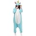 Produktbild Binhee Pyjamas Tier Kostüm Schlafanzug Jumpsuit Erwachsene Unisex Cosplay Halloween Karneval Blau Pegasus Größe S (Höhe:150-158cm)