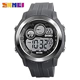 Easy Go Shopping Männer Große Zifferblatt Elektronische Uhr Mode Multifunktions Outdoor Sport Student Watch (Color : 5)