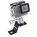 Produktbild puluz Zubehör Motorrad Spiegel/Bolzen Halterung starr Metall Fahrrad Unterstützung für GoPro Hero 5 4 Sitzung schwarz silber 4 3 3 2 Sport Action Camera
