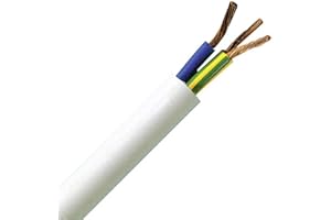 Kopp 151810842 Przewód Elektryczny, 500V, Biały, 3G1,5 mm², 3-Żyłowy, 10m,