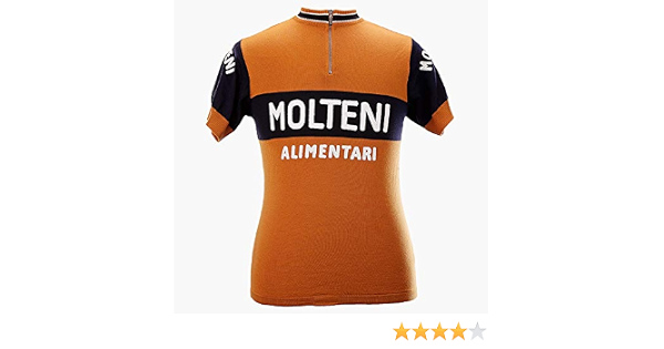 Maglia Ciclismo Manica Corta Squadra Molteni 1974 : Amazon.it: Abbigliamento