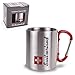 Produktbild TopSpirit® Doppelwandige Edelstahl Tasse Thermobecher Switzerland mit Karabiner 180 ml