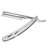 Ayliss Traditional Straight Shaving Razor Cut Throat Stainless Steel Shavette Razor