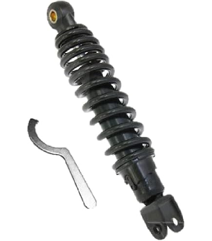 thumbnail image 2 of Original Type BLACK Rear Shock Absorber For MBK 50 Booster Spirit 1997 – 245mm, Made In Italy 2 of 4
