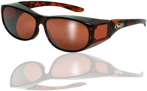 Escort Safety Glasses Over-Prescription Most Prescription Eyewear Driving Mirror Lenses Tortoise Print Camo Frame by Global Vision Eyewear