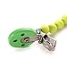 Chinatera 1 Piece Baby Girls Boys Pacifier Soother Dummy Nipple Leash Strap Wood Chain Clip Holder Random