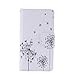 Produktbild Nancen BQ Aquaris M5 (5.0 Zoll) Handy Lederhülle, Flip Case Wallet Cover with Stand Function, Folio Bookstyle Handytasche Soft Silikon Bunte Muster Tasche PU Leder Slim Shell Handyhülle.