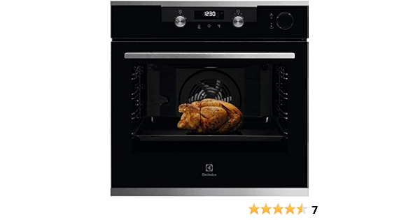 Electrolux - Forno multifunzione SteamCrisp KOCDH 60 X in vetro nero con  finiture inox da 60 cm : Amazon.it: Grandi elettrodomestici