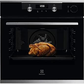 Electrolux - Forno multifunzione SteamCrisp KOCDH 60 X in vetro nero con  finiture inox da 60 cm : Amazon.it: Grandi elettrodomestici