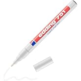 edding 751 boya kalemi - beyaz - 1 kalem - 1-2 mm yuvarlak u&ccedil;