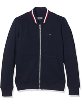 Tommy Hilfiger Jungen Sweatshirt Ame Tommy Zipthru Hwk L/S