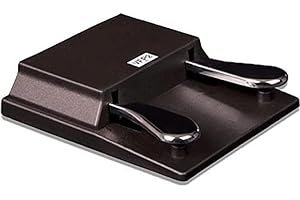 Studiologic - VFP2/15b - Pédale double sustain piano - contact intermittent (Unlatch) - Closed At Rest - 1x jack 6.35 stéréo (2m)