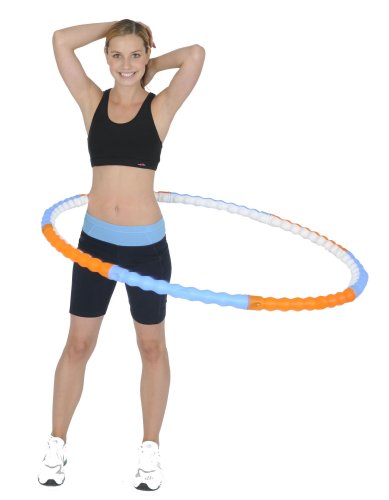 Health New Body - Aro de Gimnasia (107 cm), Color Azul y Naranja