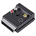 Produktbild Sanzhileg umschaltbarer Scart-Mann zum Narben-weiblichen S-Video 3 RCA-Audioadapter-Konvektor geben Verschiffen frei