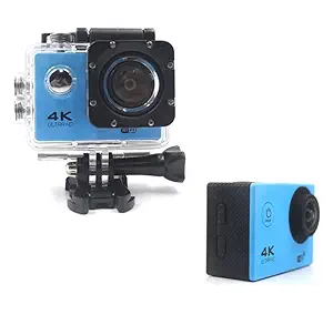 Texton (Summer Sale Offer with 12 Years Warranty) Full HD 4K Action Camera 16MP WiFi Action Camera 98 Feet Underwater with Mount & Other Accessories