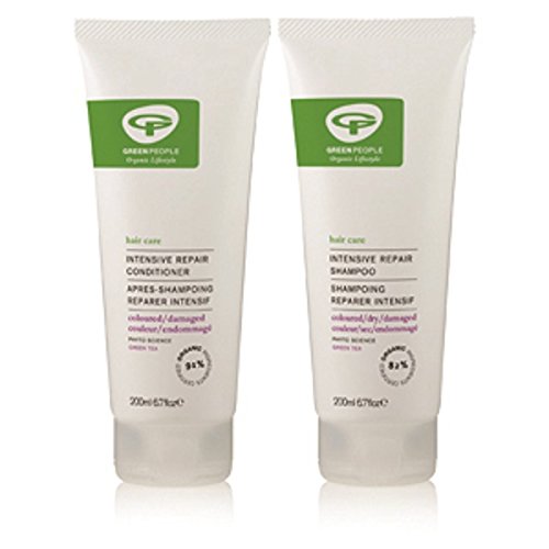 Green People Organic Intensive Repair Shampoo & Conditioner 200ml DUO
