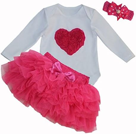 Mythgiftuk Newborn Baby Girl Black Long Sleeves 1St Birthday Tutu Dress Headband Bubble Skirt