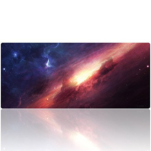 Alfombrilla de ratón extragrande para gaming de Cmhoo, color 90x40 Sky001