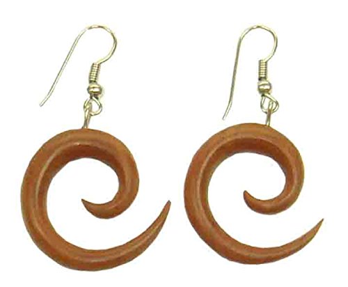 Aretes de Sabo-madera