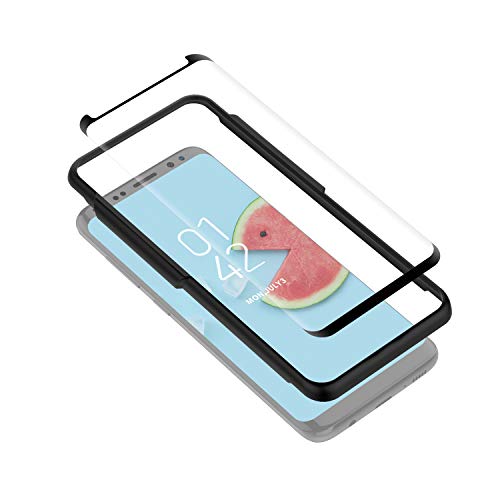 YOSH Protector de Pantalla para Samsung Galaxy S8+ Plus, 6.1 Cristal Vidrio Templado, Alta Sensibilidad Adaptarse Mayoría Casos y Garantía de por Vida