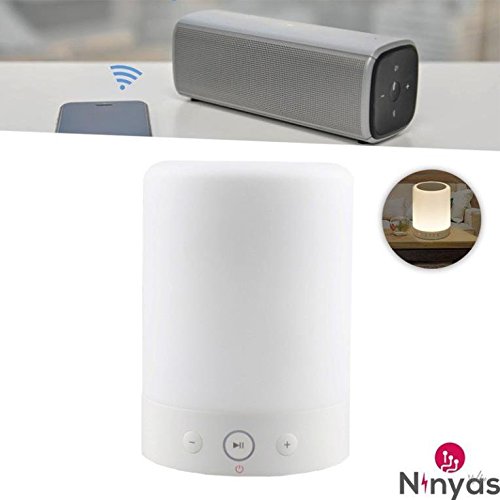 Preisvergleich Produktbild NInyas Bluetooth Lautsprecher Nachtlampe für Kinder, Jugendliche und Erwachsene