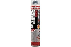 Fischer PUP FS Schiuma Poliuretanica Resistente al Fuoco per Pistola, per Applicazioni Antifuoco, 542396