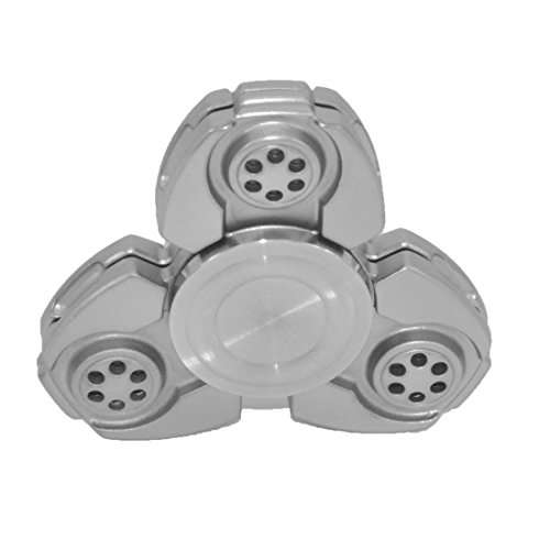 SunwalyThe Anti-Anxiety 360 Spinner Helps Focusing Fidget Toys Premium Quality EDC Focus Toy for Kids & Adults - Stress Reducer Relieves ADHD Anxiety (silver)