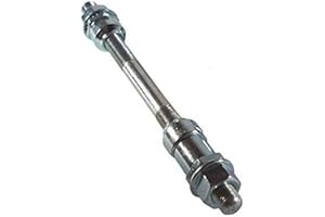 cyclingcolors AXE DE Roue Velo Universel 9.5x165 MM MOYEU Arriere Plein VTT Route BMX Fixie SINGLESPEED Argent Vintage Ancien ECROU 9.5MM 165MM