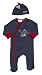BABYTOWN Baby Boys Sleepsuit & Hat Set Cute Dino Dinosaur New Newborn-12 Months