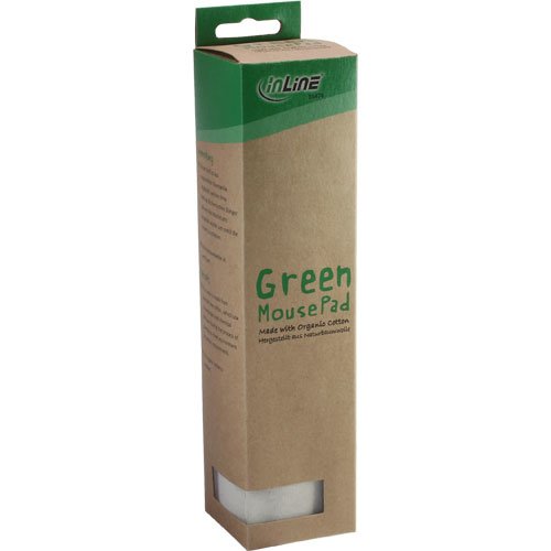 InLine maus-pad Recycled, Baumwolle/Natur, 220 x 200 x 3 mm - 3
