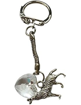 Wolf und Herz Schlüsselanhänger