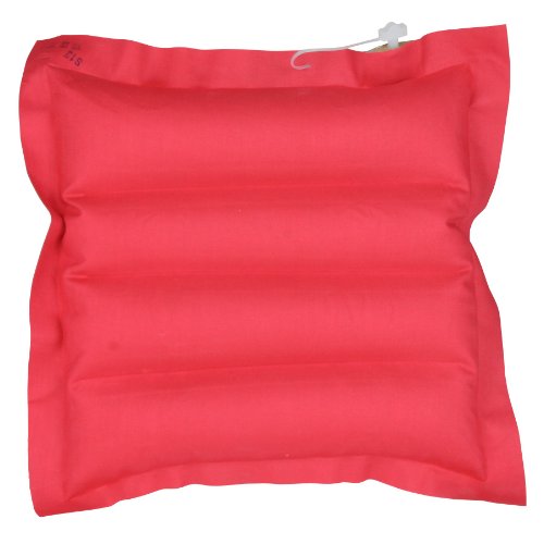 10T Ruby Box – Luft-Kissen Reisekissen aufblasbar Baumwolle gummiert blau-rot 30x30x7cm - 7