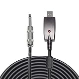 guitar usb interface software LED-Anzeige: Es gibt rote Anzeigeleuchte Blinkt, wenn ein Signal übertragen wird. Herzliche Erinnerung: Bei USB-Designprodukten kann es aufgrund unterschiedlicher Konfigurationen von Computern zu einer Tonverzögerung kommen