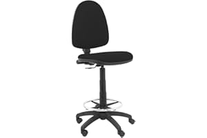 Piqueras y Crespo Taburete Alarcón Bali Negro