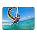 Produktbild Badematte Kite Blue Surf Windsurfing Spaß im Ozean Extreme Sport Wind Windsurf Badezimmer Dekor Teppich