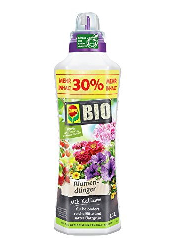 Compo Bio Blumendünger 1,3 L, grün, 7.7 x 9.19 x 32.2 cm, 20822