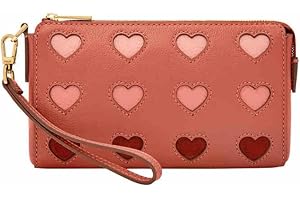 Fossil Wristlet Geldbörse aus Leder oder Polyester für Frauen