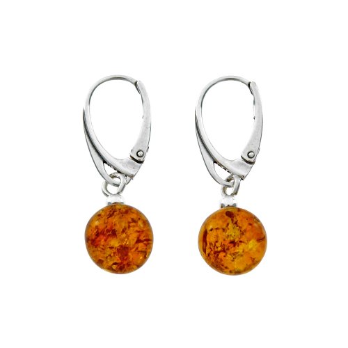 Nature d'Ambre Damen-Ohrringe Silber Bernstein 3130443 Nature d'Ambre Damen-Ohrringe Silber Bernstein 3130443