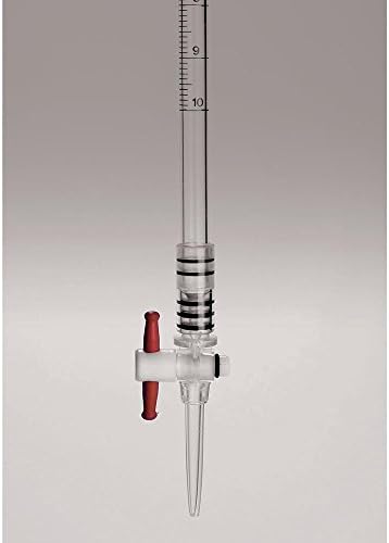 Azlon Burettes (Class B) PMP/PE Stopcocks - 50ml - 0.1ml, 0.1ml
